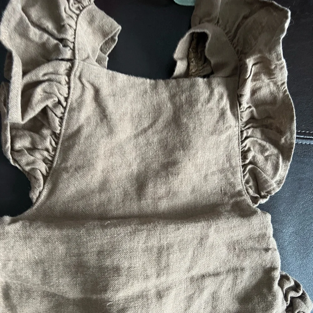 FREYA LILLIE girls linen romper z 2-3 - Picture 4 of 7